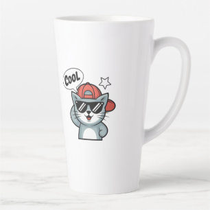 Tasse Latte Swagger de chat cool