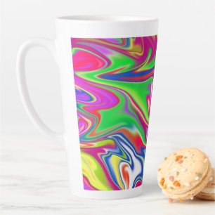 Tasse Latte Sweet Swirls : Le Plaisir En Marbre Bubblegum,