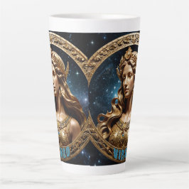 Tasse Latte Symbole d'astrologie virologique