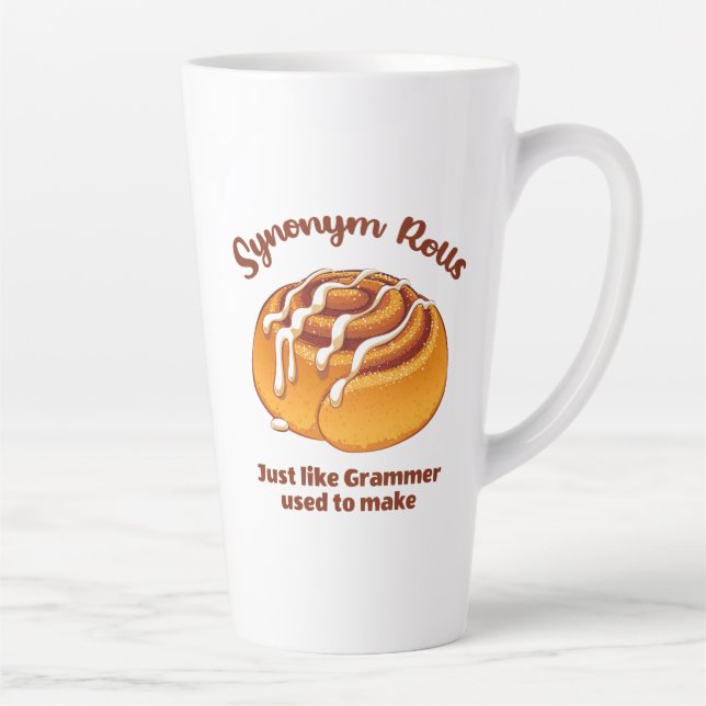 Tasse Latte Synonym Rolls Comme Grammer Utilisé Pour Faire (Droite)