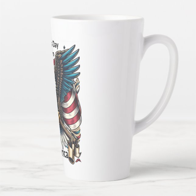 Tasse Latte T-Shirt (Droite)