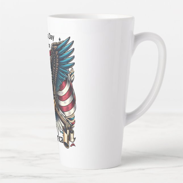Tasse Latte T-Shirt (Droite)
