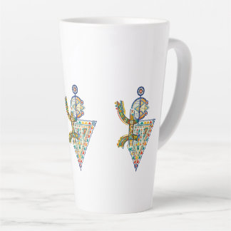 Tasse Latte T-shirt géométrique tribal Amazigh
