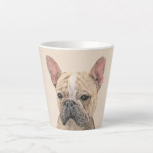 Tasse Latte Tableau Français Bulldog (Sable) - Joli Original D