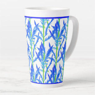 Tasse Latte Tansy (L) sur une grosse boue en latte