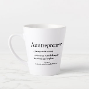 Tasse Latte Tante Tante Tante Fun Meilleure Tante Jamais Défi