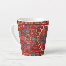 Tasse Latte Tapis classique rouge turc persan oriental