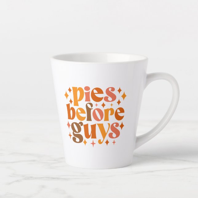 Tasse Latte Tartines avant les gars (Droite)