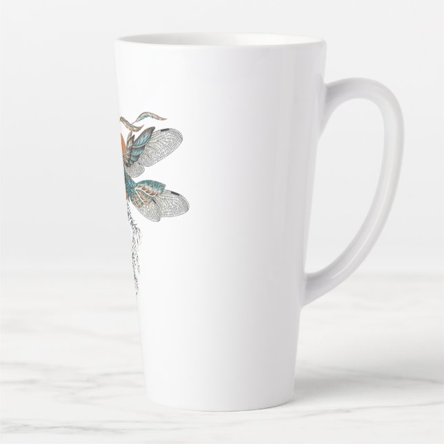 Tasse Latte Tattoo dragon (Droite)