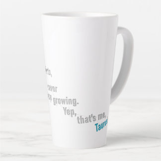 Tasse Latte Taureau Amusement Conception Inspirante Cadeau Per