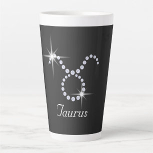 Tasse Latte Taurus diamant étincelant
