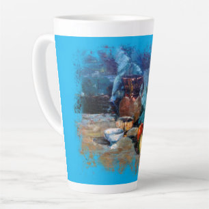 Tasse Latte Taza De Café Latte Bodegón a espátula