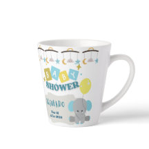 taza recuerdo del baby shower personalizada