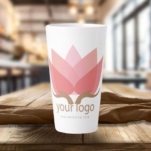 Tasse Latte Téléchargement du logo professionnel personnalisé 
