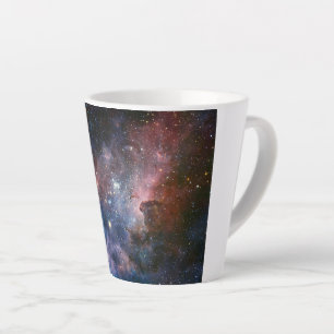 Tasse Latte Télescope Nebula Hubble Carina Rouge et Bleu