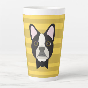 Tasse Latte Terrier de Boston