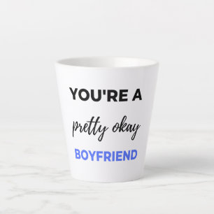 Tasse Latte T'es un bon copain Noir