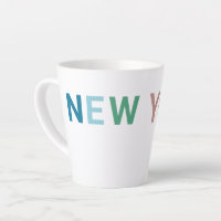 Texte coloré de New York