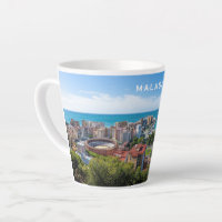 Texte Personnalisé Malaga Espagne Areal Photo