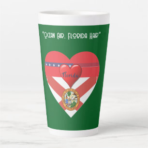 Tasse Latte Thé de café Floride Fun