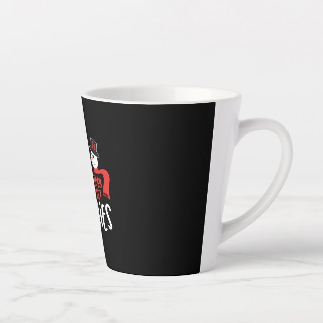 Tasse Latte Thérapie respiratoire de Noël, thérapie (Droite)