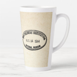 Tasse Latte Timbre de bibliothèque Établissement Smithsonian 1