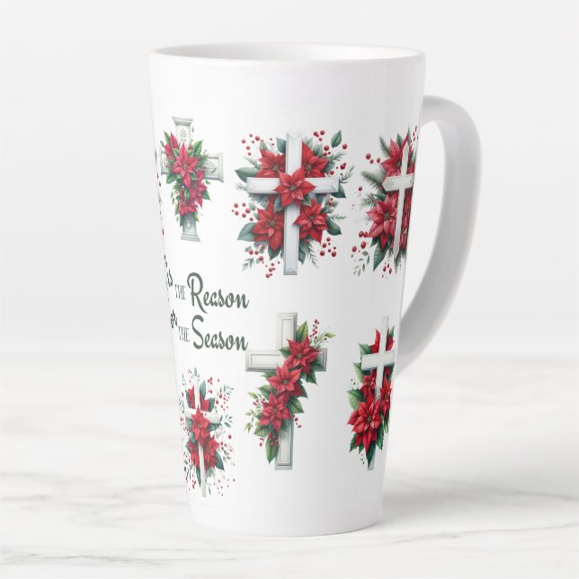 Tasse Latte Tis The Reason For The Season (Angle droit)