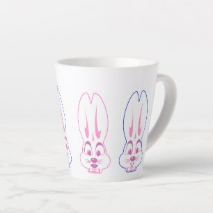 Tasse Latte TLHS Classic Bunnies tous en rang