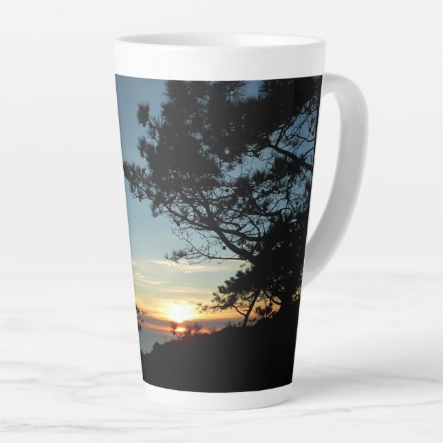Tasse Latte Torrey Pine Sunset III Paysage californien (Angle droit)
