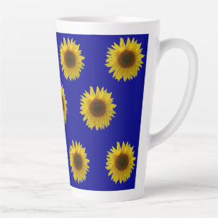 Tasse Latte Tournesol en fleurs 