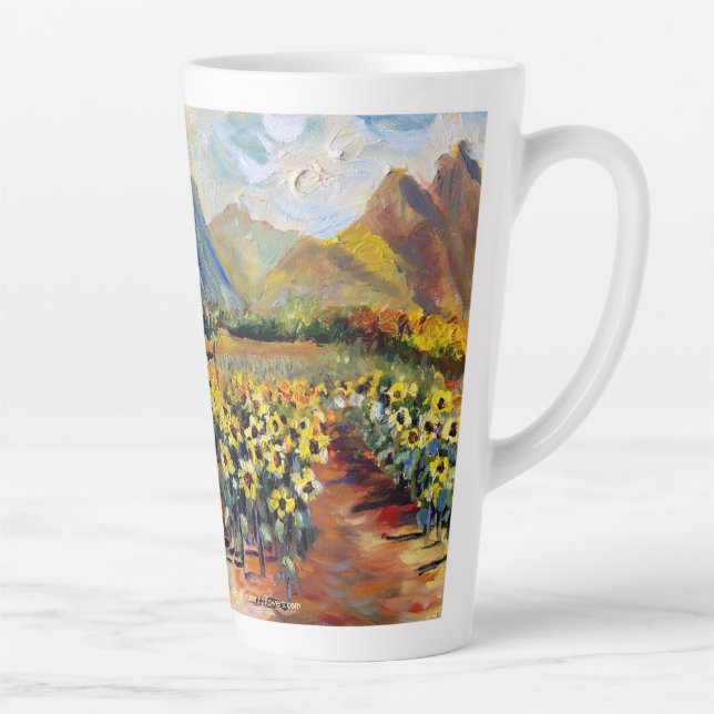 Tasse Latte Tournesols de Waimanalo (Droite)