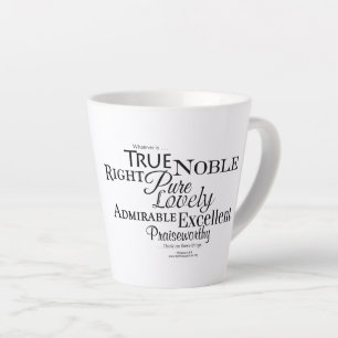 Tasse Latte "Tout ce qui est. . ."Mug    inspirationnel
