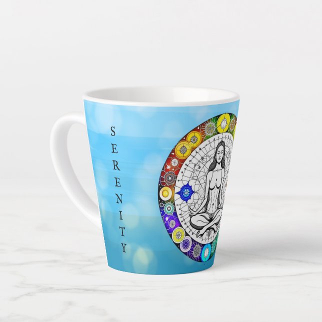 Tasse Latte Tranquillité et sérénité Médicaments pacifiques (Angle gauche)