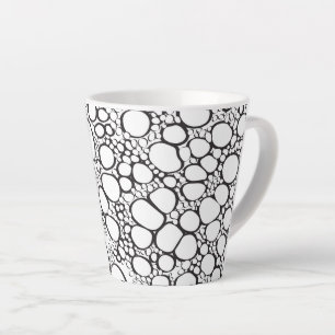 Tasse Latte Travail numérique Abstrait 10