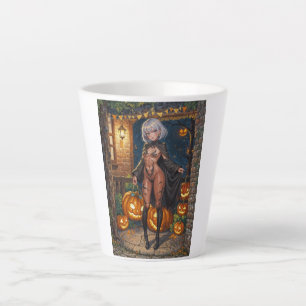 Tasse Latte Trick ou le traitement, Brave Halloween Costume Gi