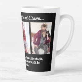 Tasse Latte Trois femmes sages et humoristiques à Noël