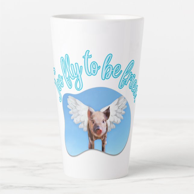 Tasse Latte Trop voler pour être ami (Devant)