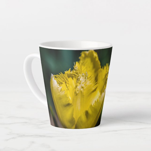Tasse Latte Tulipe jaune (Angle gauche)