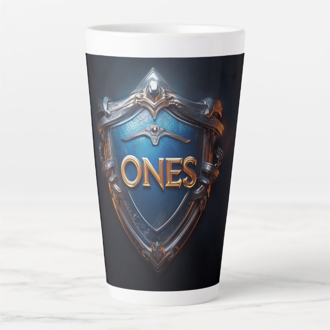 Tasse Latte UN badge (Devant)