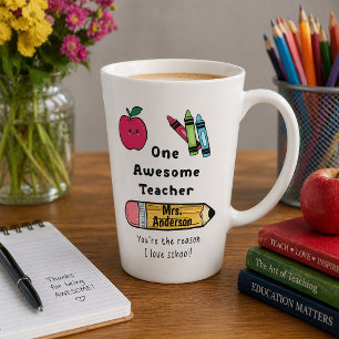 Tasse Latte Un Enseignant Magnifique Raison Pour Laquelle J'Ai