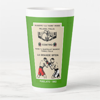 TASSE LATTE UN GRAND DÉFI — BOXE ITALIENNE VINTAGE