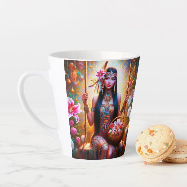 Tasse Latte Un verre de coeur pour chaque âme - (En situation)