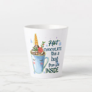 Tasse Latte Unicorne au chocolat chaud