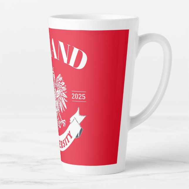 Tasse Latte université poland (Droite)
