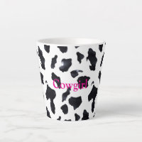 Vache Imprimée Noir Blanc Cowgirl