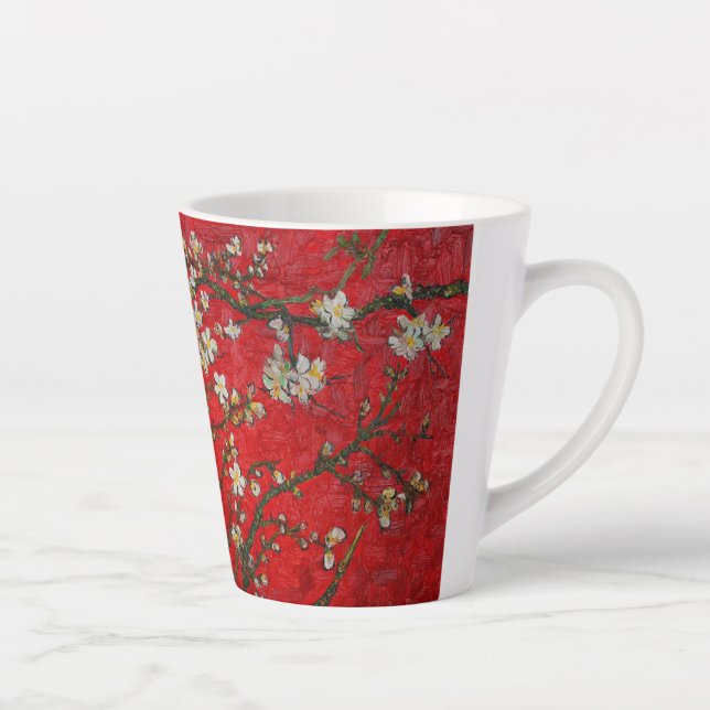 Tasse Latte Van Gogh Almond Blossoms Rouge (Droite)