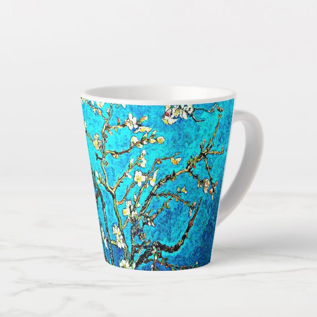 Tasse Latte Van Gogh - Branches avec amandes (Angle droit)