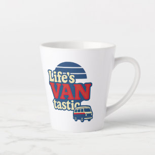 Tasse Latte VANtastic Red Cream Blue Edition