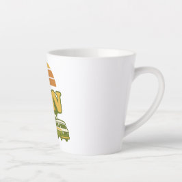 Tasse Latte VANtastic Retro les années 70 Van Graphic