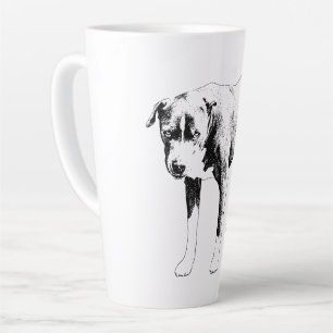 Tasse Latte Veille d'hiver, visage loyal